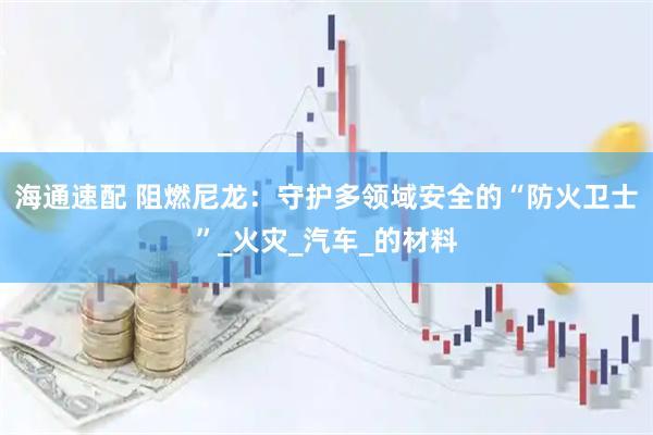 海通速配 阻燃尼龙：守护多领域安全的“防火卫士”_火灾_汽车_的材料