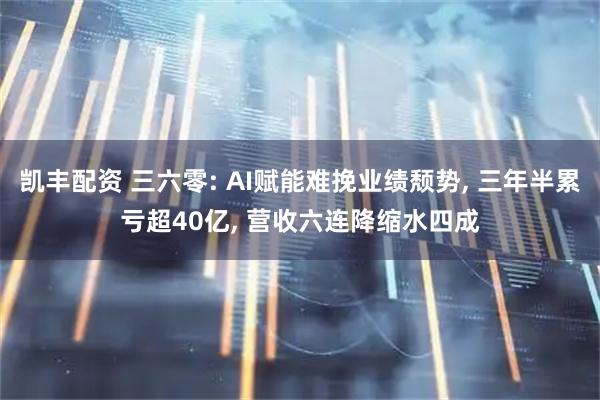 凯丰配资 三六零: AI赋能难挽业绩颓势, 三年半累亏超40亿, 营收六连降缩水四成